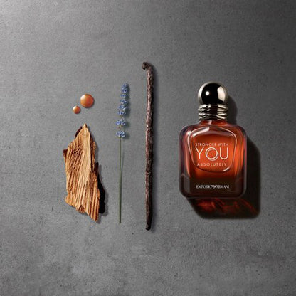 Emporio Armani Stronger With You Absolutely Parfum for Men 100ml | Warm Spicy Vanilla Woody Fragrance