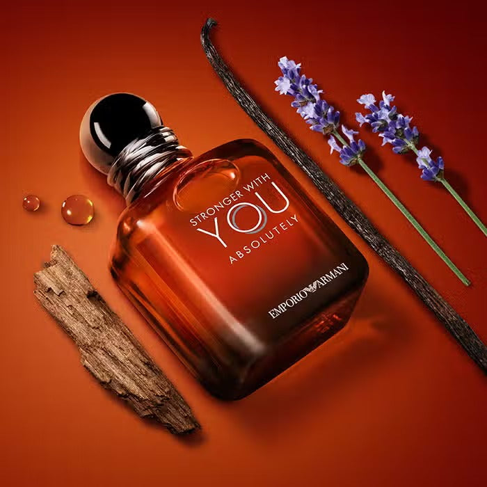 Emporio Armani Stronger With You Absolutely Parfum for Men 100ml | Warm Spicy Vanilla Woody Fragrance