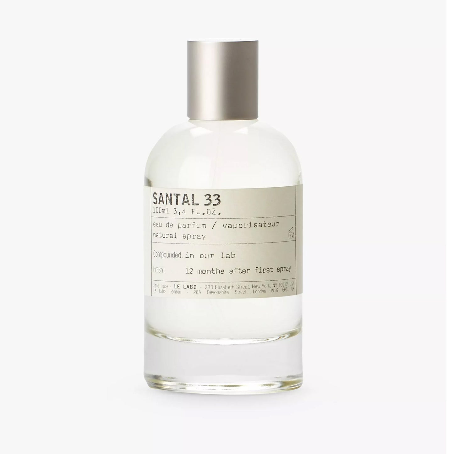 Le Labo Santal 33 Eau de Parfum 100ml | Woody & Spicy Unisex Fragrance
