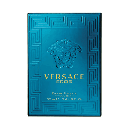 Versace Eros Eau de Toilette 100ml for Men | Fresh Aromatic Vanilla Woody Fragrance